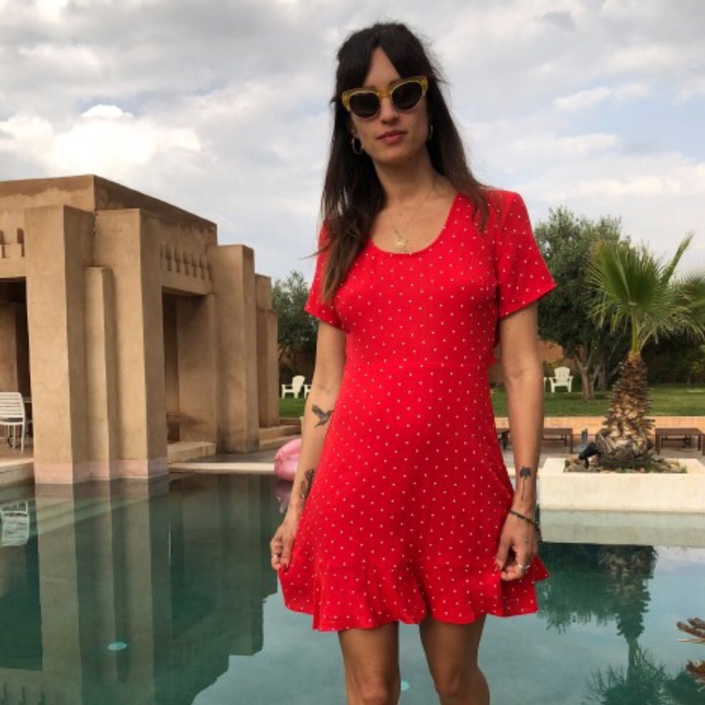 Goldie London Polka Dot Dress